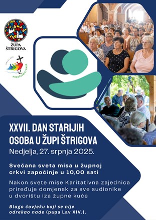 Tradicionalna proslava Svjetskog dana djedova, baka i starijih osoba u Župi Štrigova